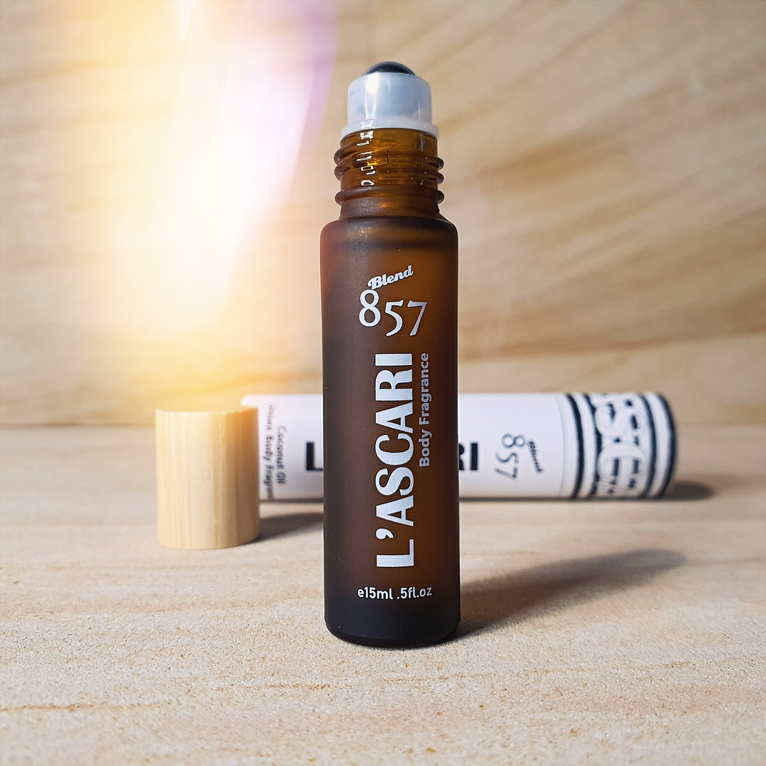 Body Roll On fragrance unisex. blend 857 by L'ascari