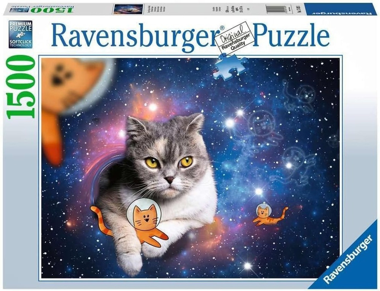 Cats flying to outer space 1500pc Jigsaw Puzzle Ravensburger