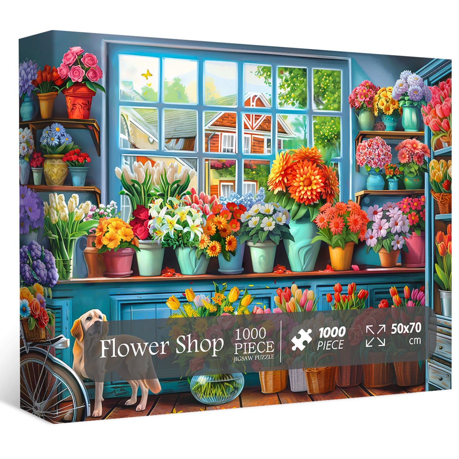 Flower Shop Jigsaw Puzzle 1000pc by LarkiPuzz
