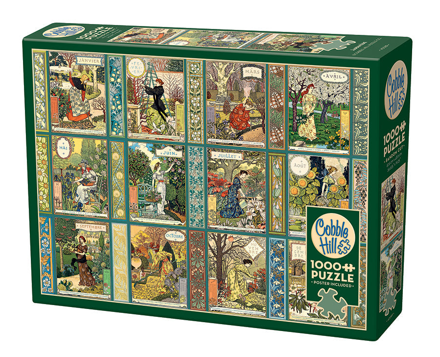 Jardiniere: A Gardener's Calendar 1000pc Jigsaw Puzzle by Cobble Hill