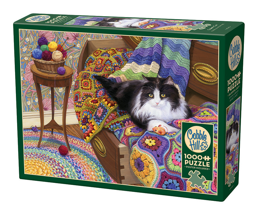 Comfy Cat 1000pc Jigsaw Puzzle by Cobble Hill