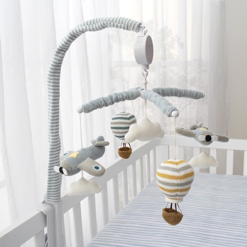 Musical Mobile Set - Aeroplane by Living Textiles