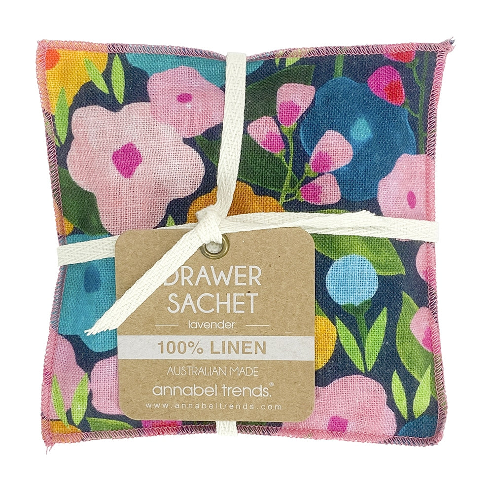 Spring Bloom Design Drawer Sachet in Linen by Annabel trends