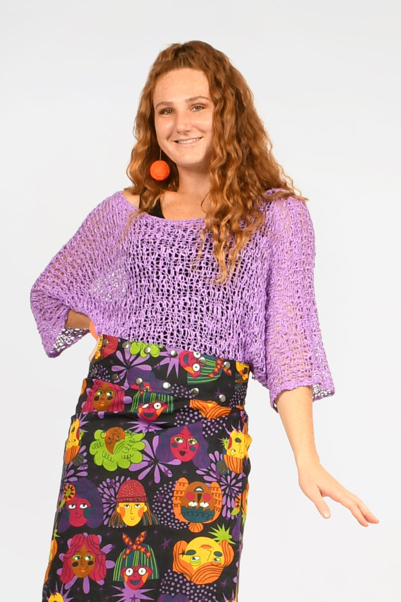 Lilac  Popcorn Over Top ~ Keshet Design