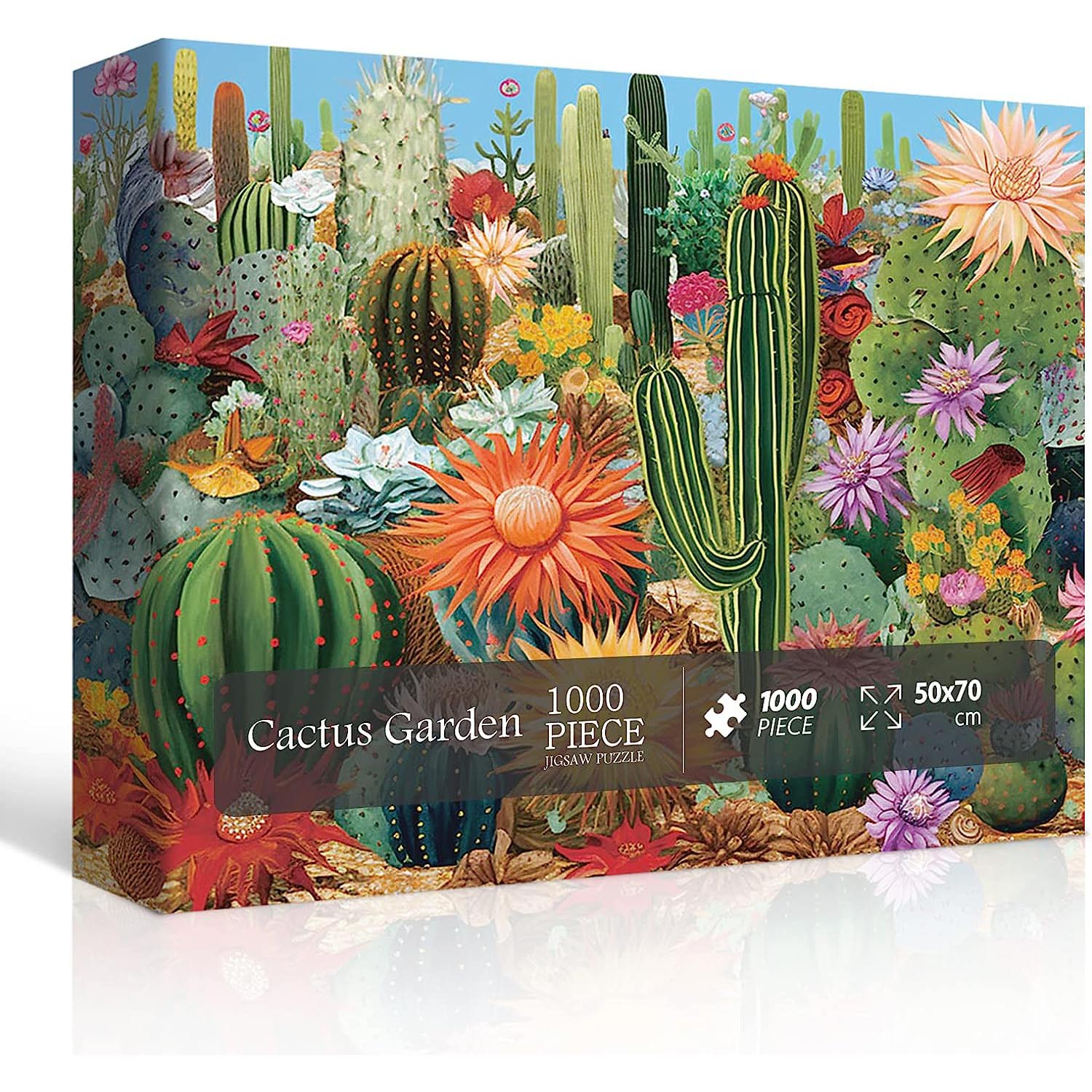 Cactus Garden Jigsaw Puzzle 1000pc by PPuzzling