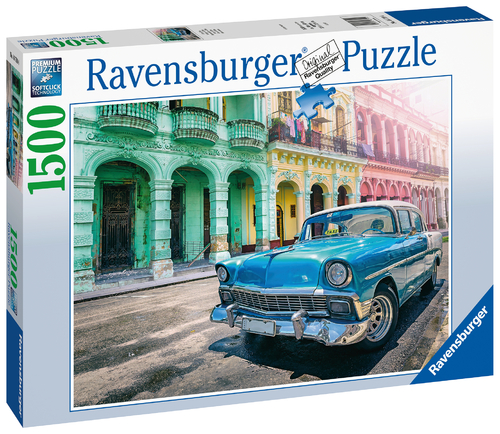 Cars of Cuba 1500pc Jigsaw puzzle by Ravensburger