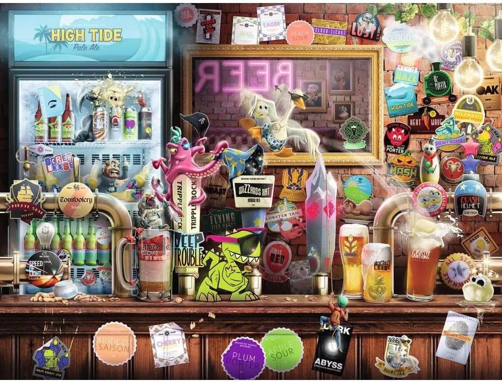 Craft Beer Bonanza 1500pc Jigsaw puzzle by Ravensburger
