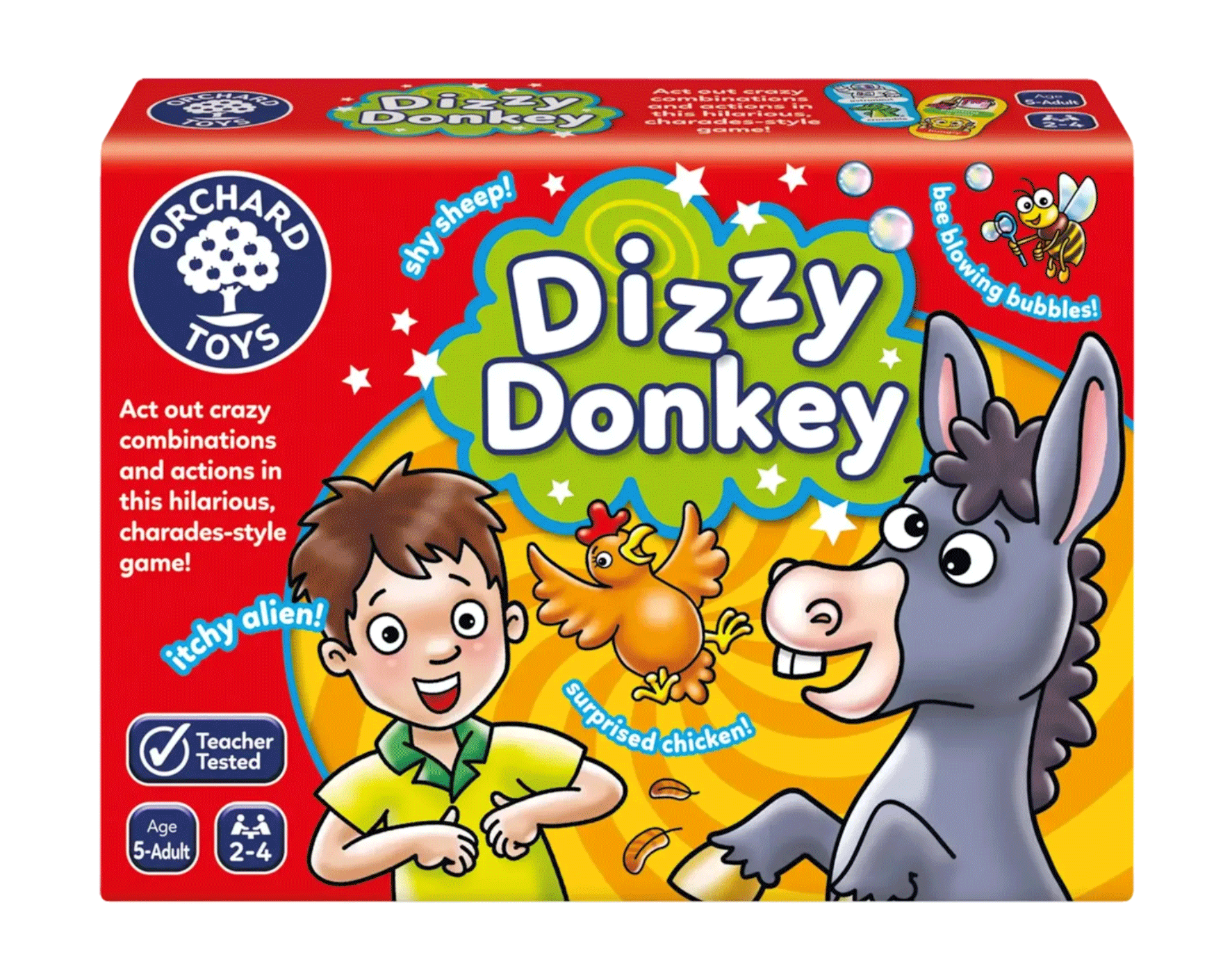 Dizzy Donkey Game by Orchard Toys 5+