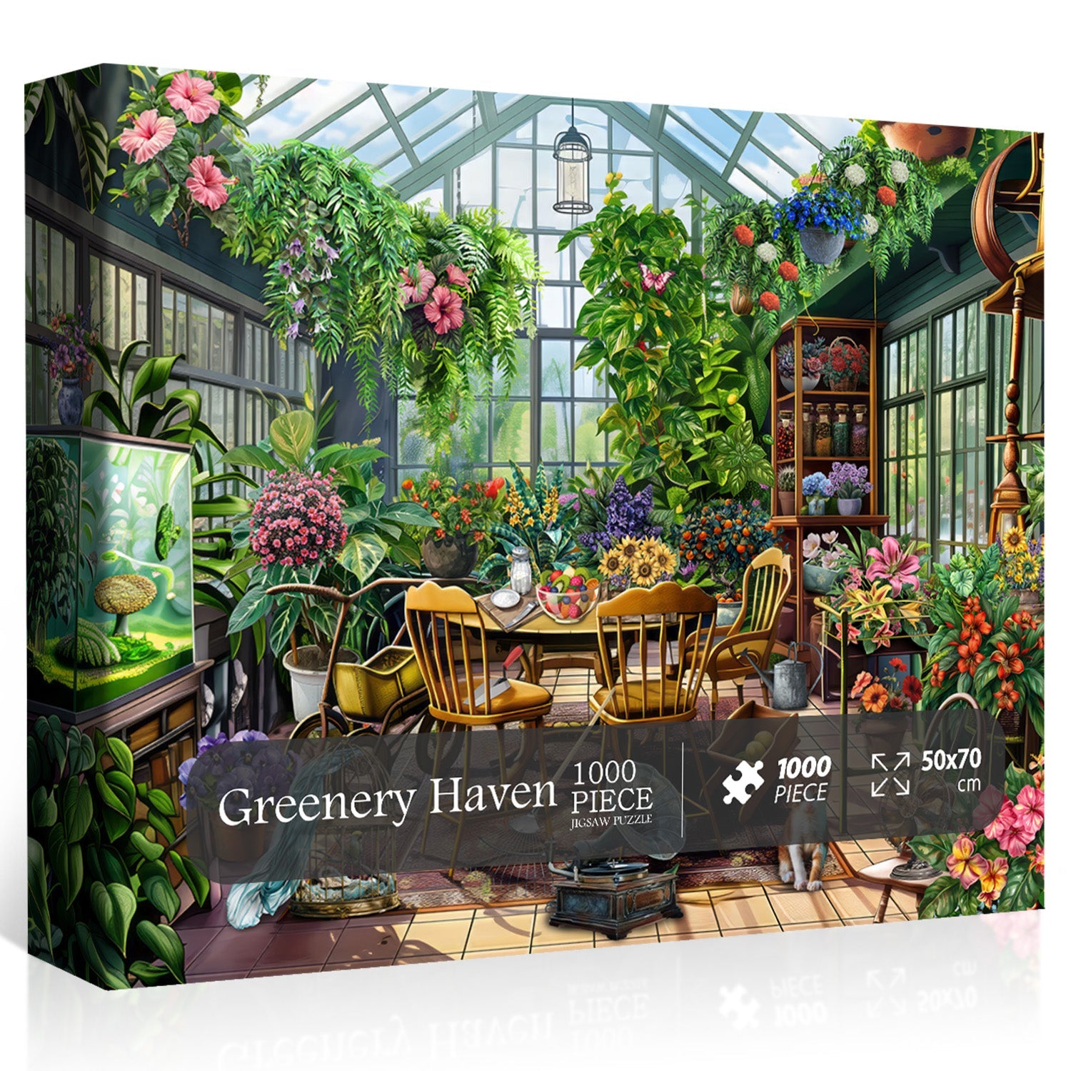 Greenery Haven Jigsaw Puzzle 1000pc by Bboldin