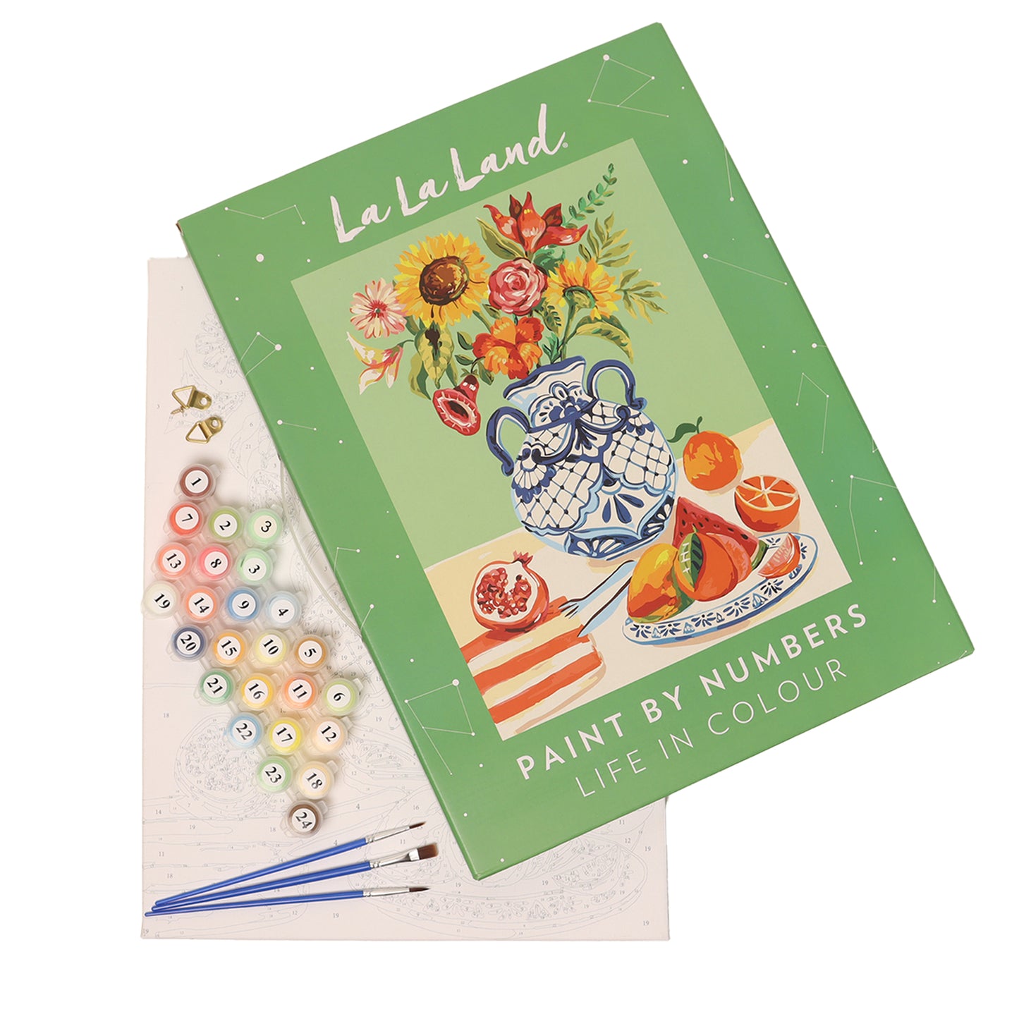 Paint by by Number LIFE IN COLOUR TABLE SET by La La land