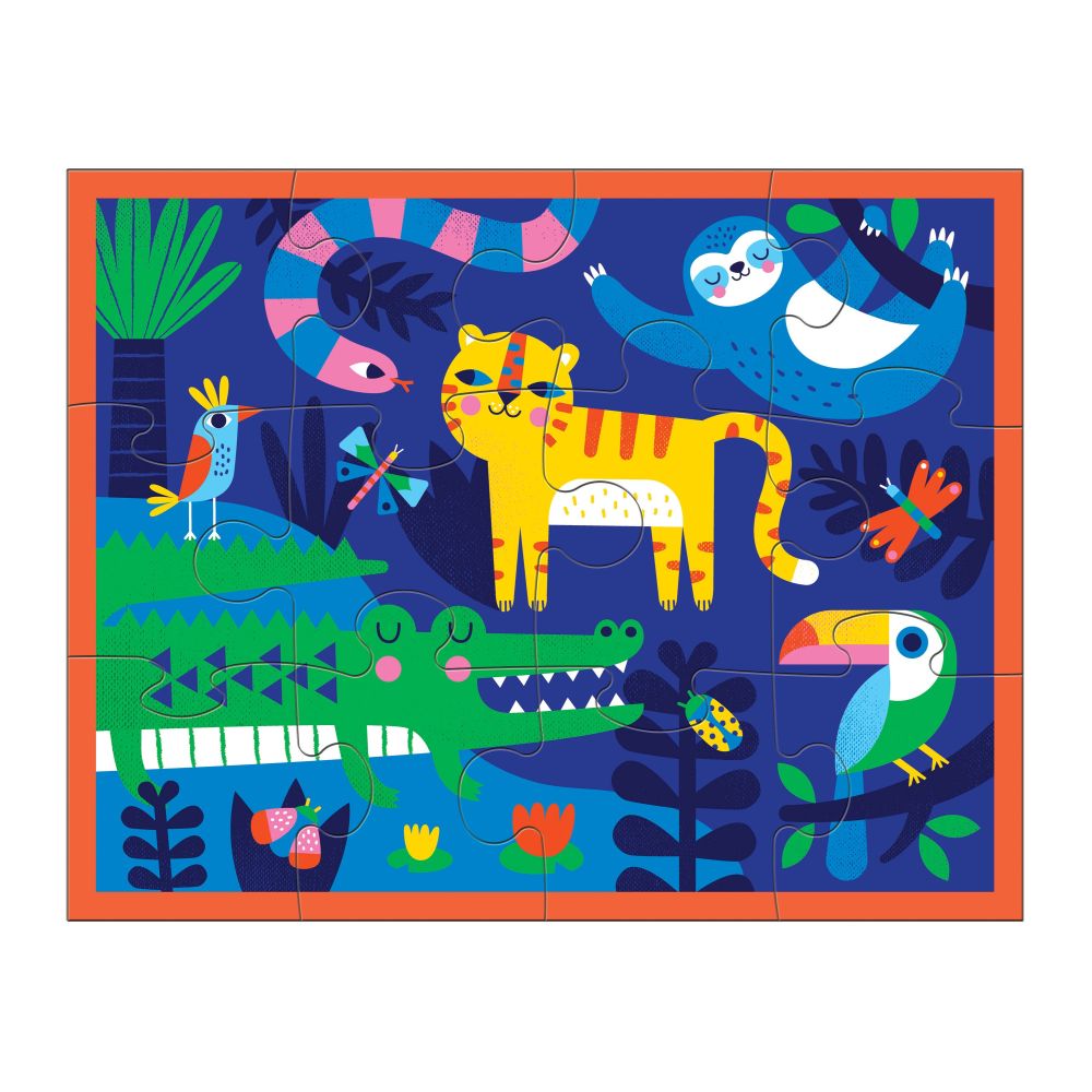 Mudpuppy 12 piece Jigsaw Puzzle - Rain Forest 2+