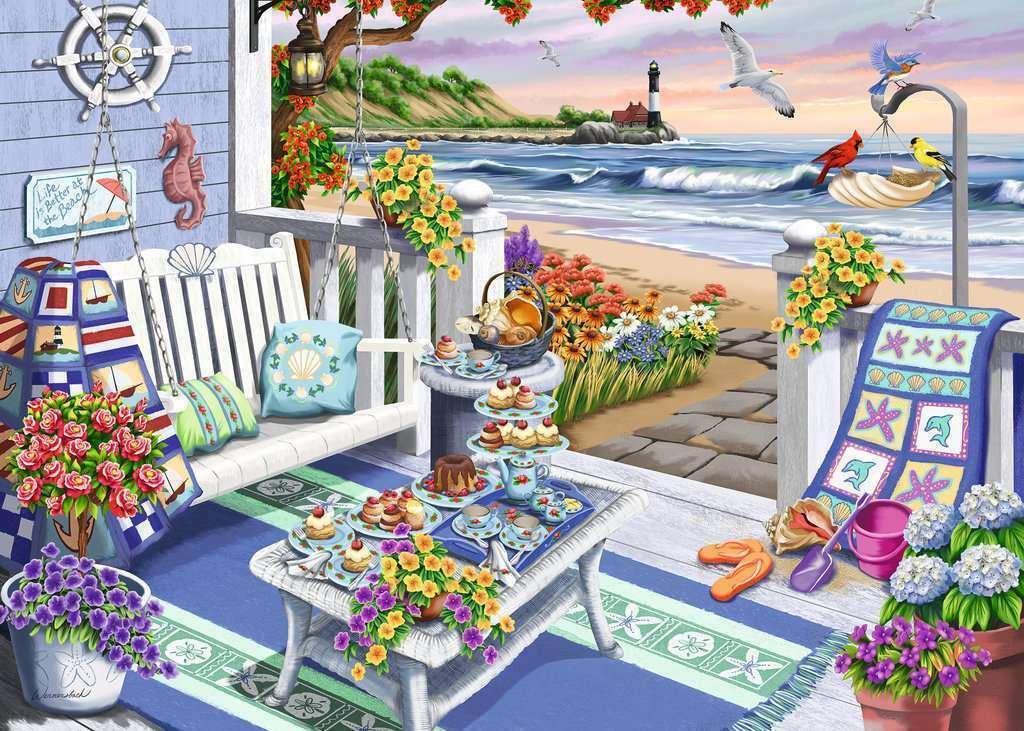 Seaside Sunshine Jigsaw Puzzle 300pc Large Format - Ravensburger 