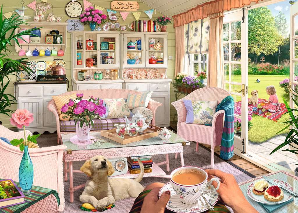 My Haven No 9 The Tea Shed Puzzle Jigsaw Puzzle 1000pc Ravensburger