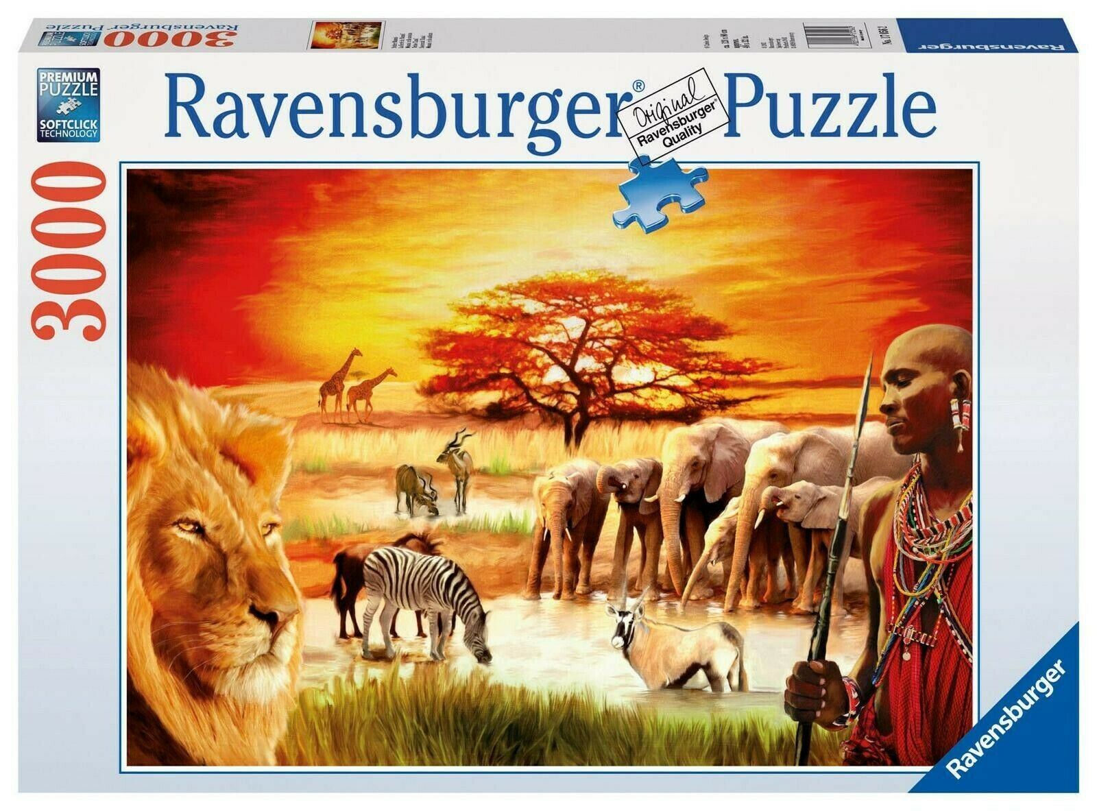 Ravensburger - Proud Massai Savannah 3000pc Jigsaw Puzzle