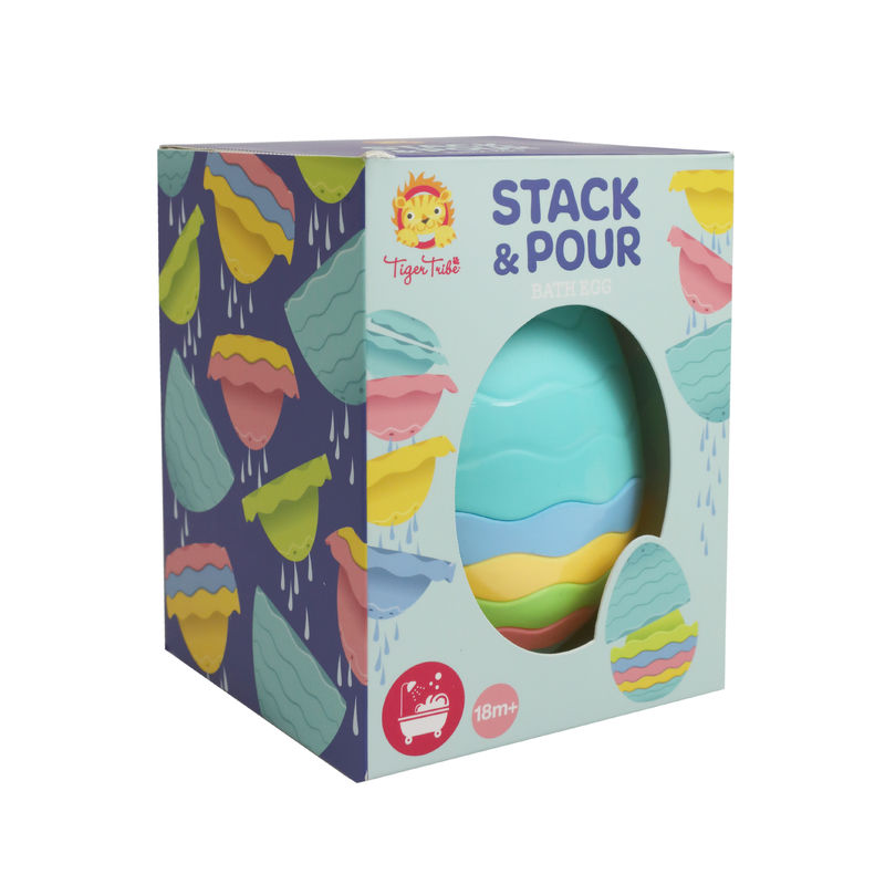 Bath Time ~ Stack and Pour - Bath Egg by Tiger Tribe