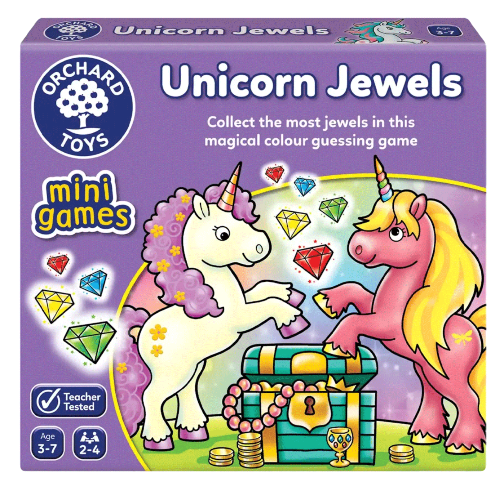 Unicorn Jewels Mini Game Mini Game by Orchard Toys