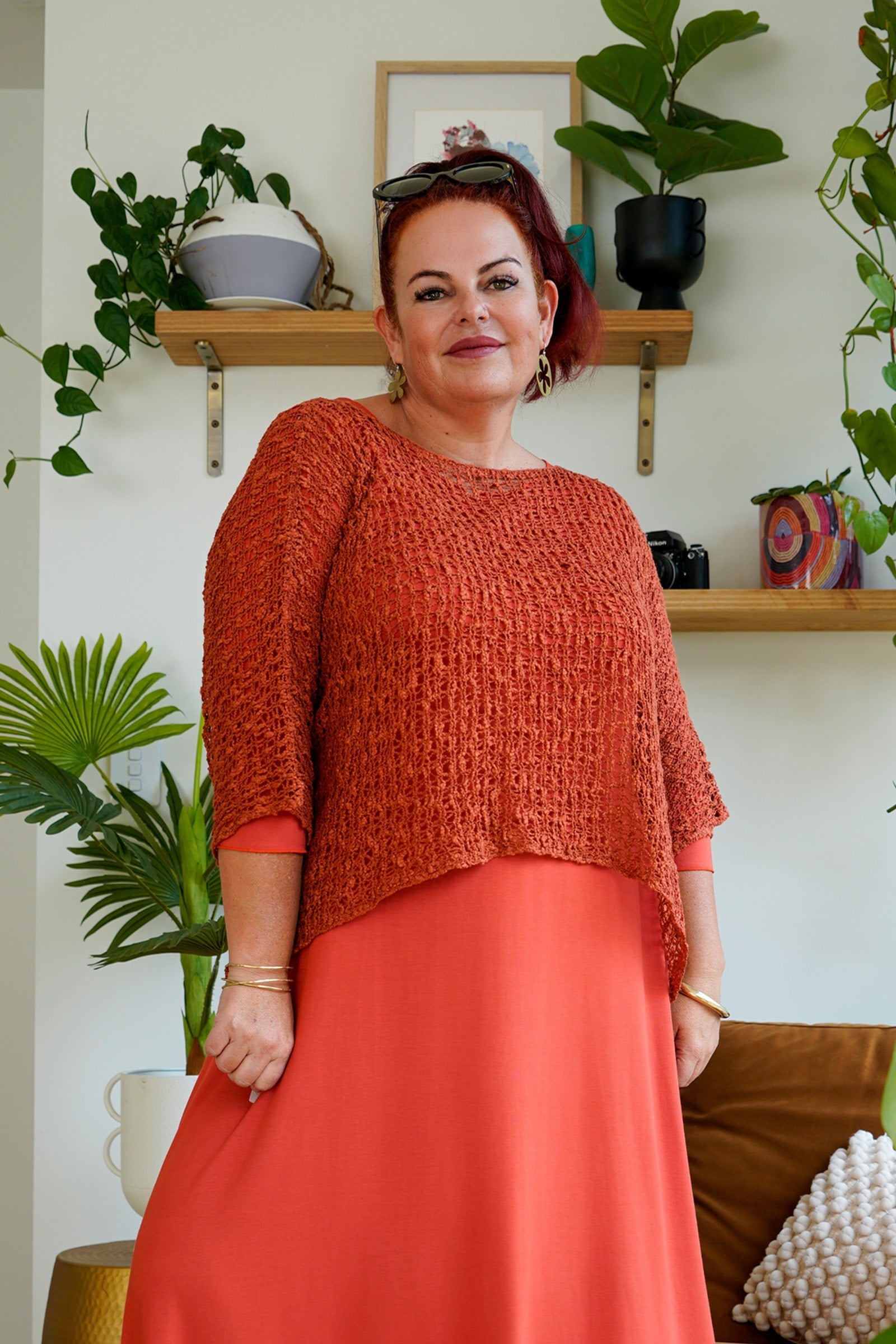 Ochre  Popcorn Over Top ~ Keshet Design
