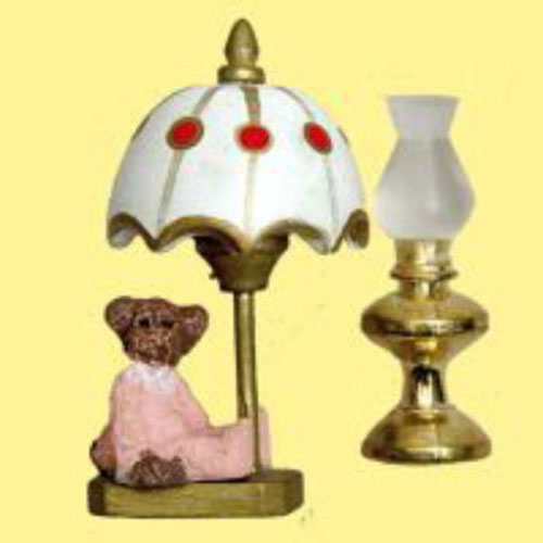 MINIATURE -- OIL LAMP/BEAR LAMP