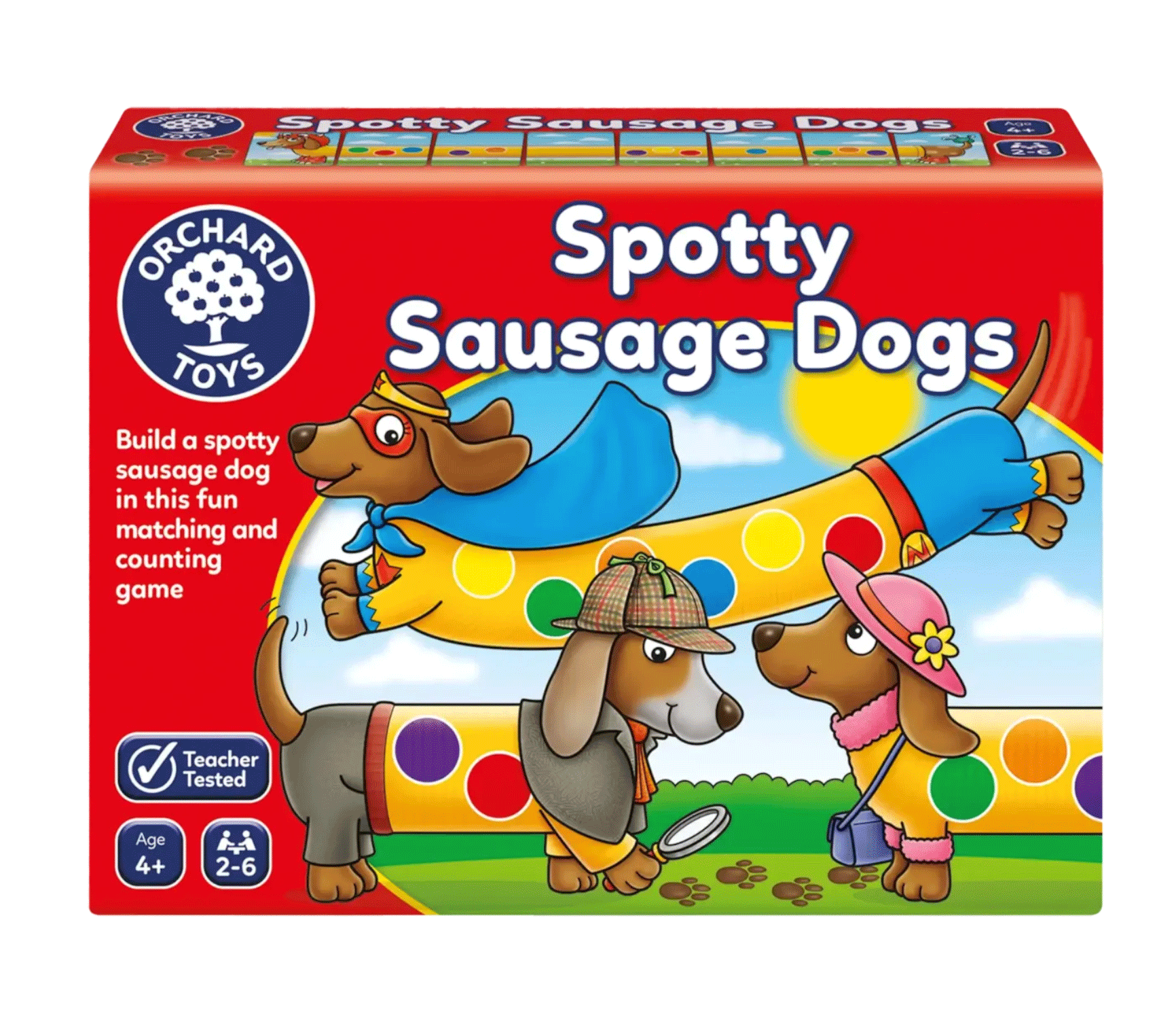 Spotty Sausage Dogs Game by Orchard Toys