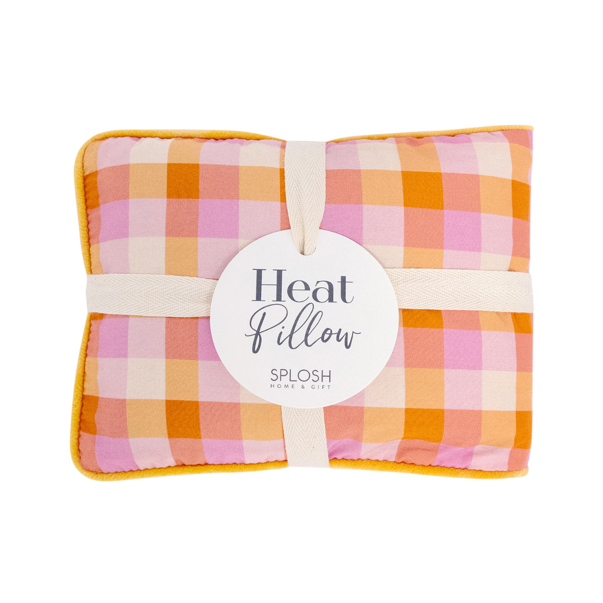 Wellness Plaid Heat Pillow by Splosh